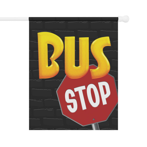School Bus Children's Stop Sign Yard Flag