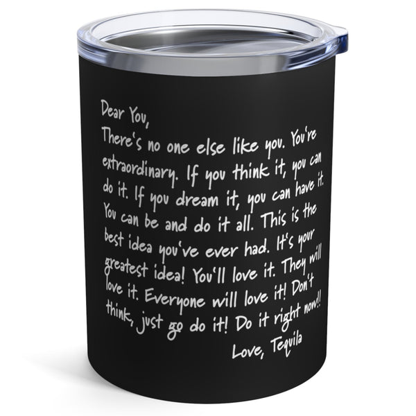 Funny Love Letter Sarcastic Drink Tumbler 10oz