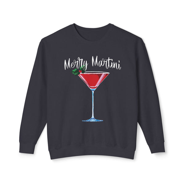 Comfort Colors® Merry Martini Christmas Sweatshirt