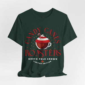 Candy Canes Roasters Christmas Coffee T-Shirt
