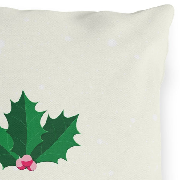 Christmas Throw Pillow Pastel Ivy Design Outdoor Decor