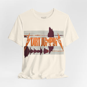 Virginia Tech Metallica Seismograph Chart Start Jumping T-Shirt