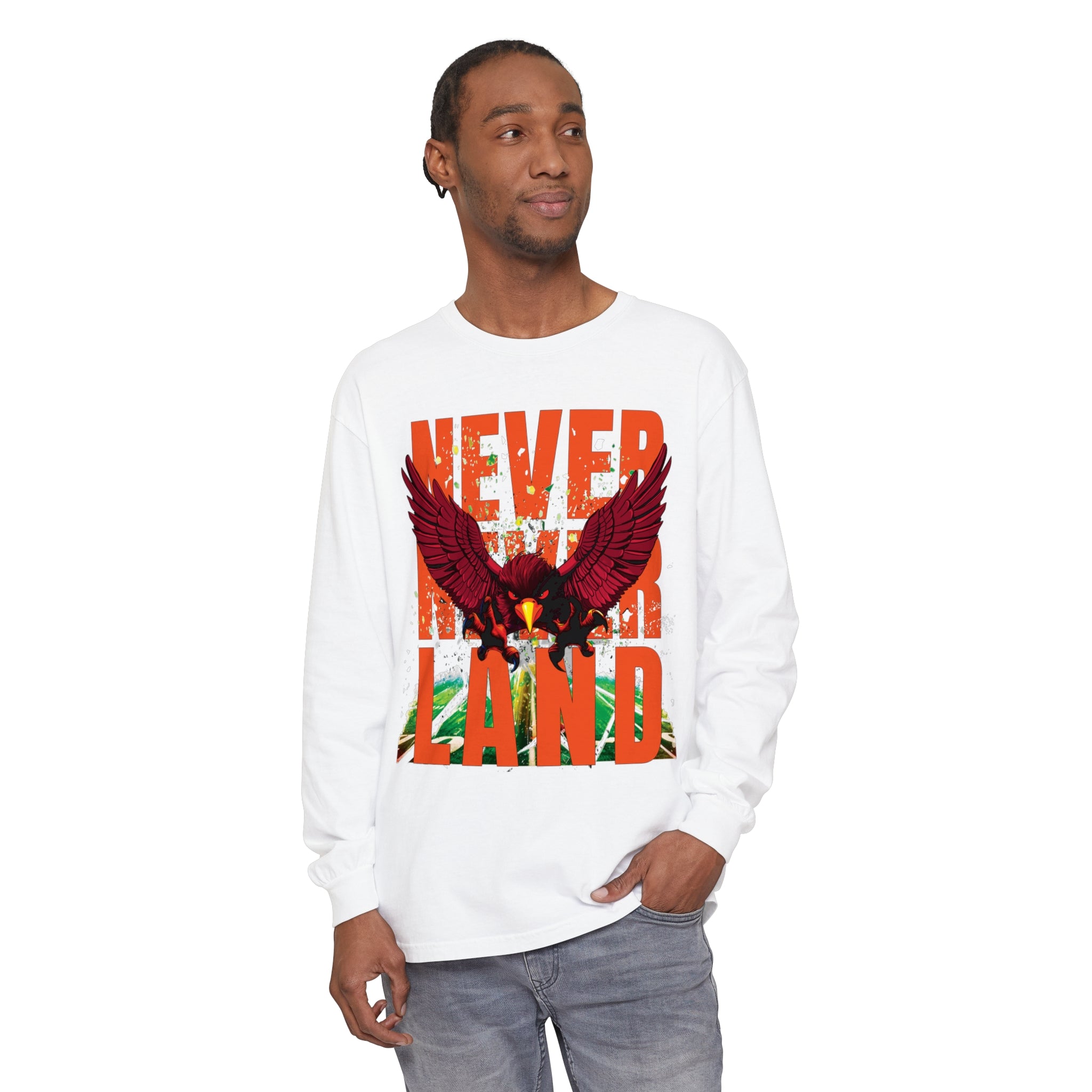 Comfort Colors® Never Never Land Hokies Long Sleeve Tee