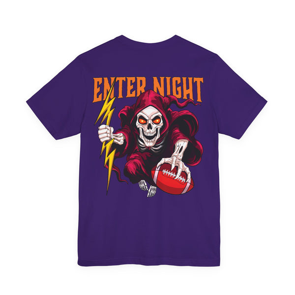 Virginia Tech Football Exit Light Sandman Skeleton T-Shirt