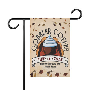 Garden flag with 'Turkey Roast Coffee Funny Thanksgiving' design