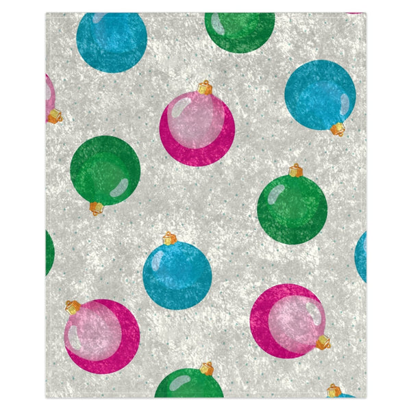 colorful Christmas decorative throw blanket