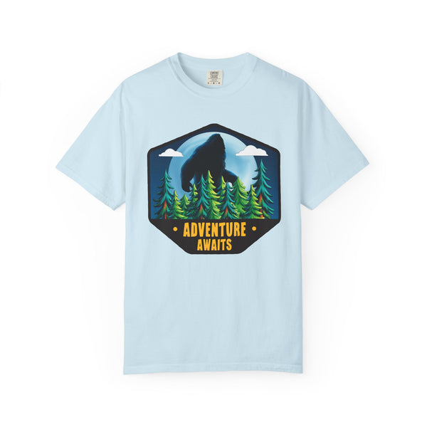 Comfort Colors® Bigfoot Adventure Awaits Funny Camping T-Shirt