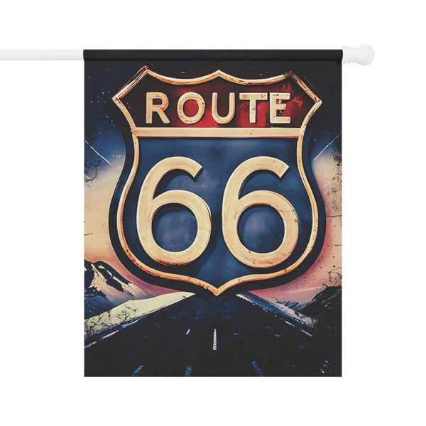 Route 66 Vintage Style Yard Flag