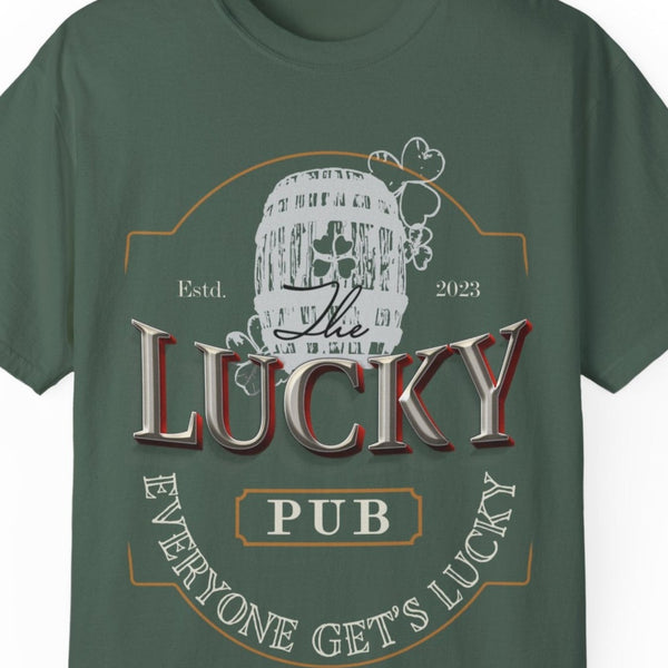 Lucky Pub Funny St. Patricks T-Shirt Comfort Colors Shirt