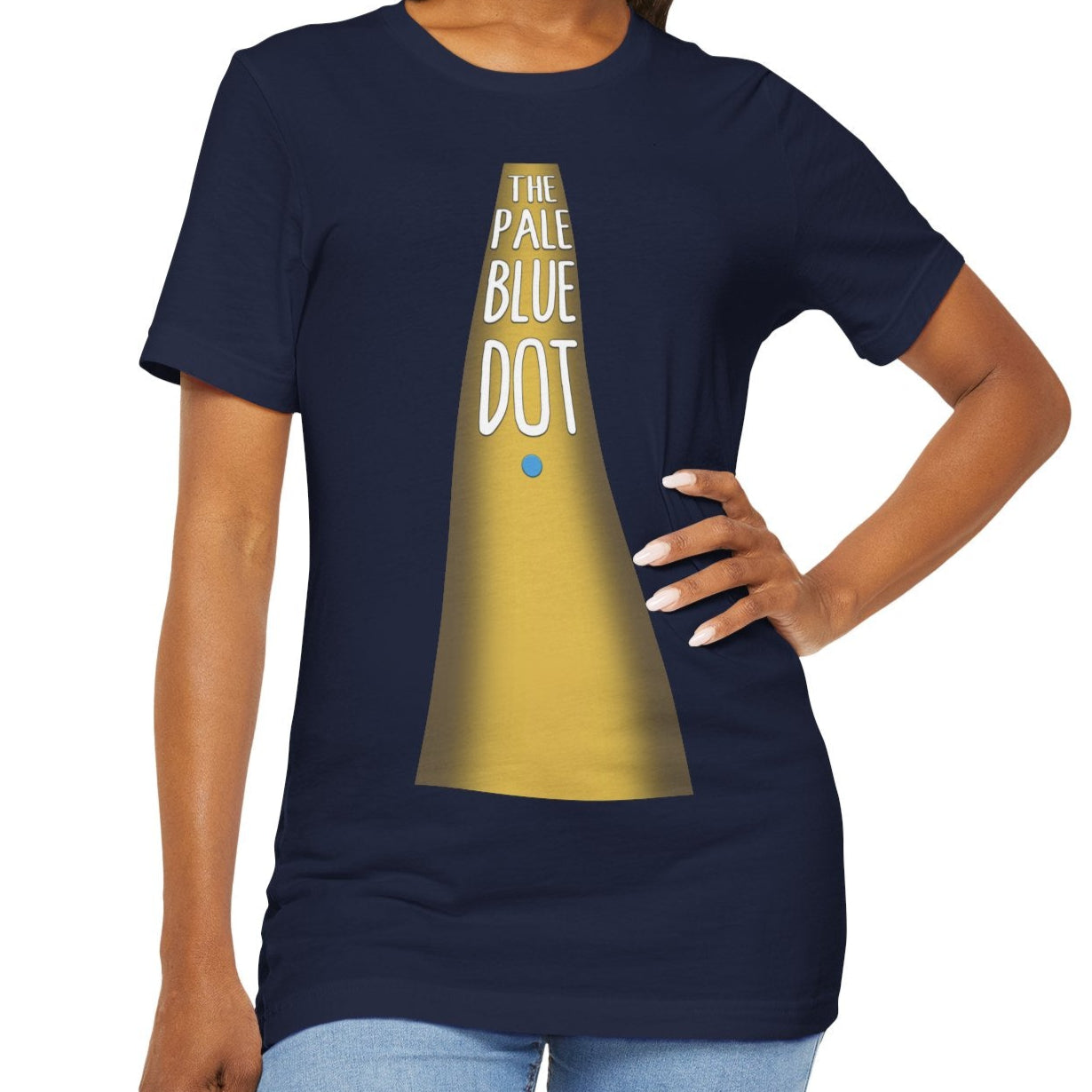 The Pale Blue Dot Cosmos Space Science T-Shirt