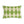 Reversible Green Harlequin Indoor Outdoor Pillow