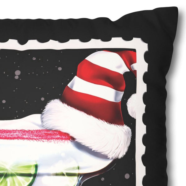 Merry Margarita Pillow Cover Holiday Throw Pillow