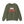 Olive green sweatshirt with red and white embroidered text 'Omg, Santa!'