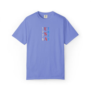 Embroidered USA 250th Patriotic T-Shirt Comfort Colors®