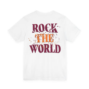Rock the World Tech Football T-Shirt