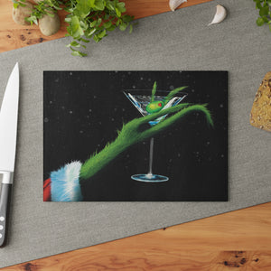 The Martini Grinch Christmas home decor item