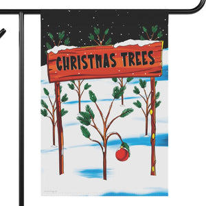 Garden flag with 'Charlie Brown Christmas – Version B' design