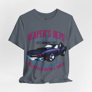 Grim Reaper's Repo Funny Halloween T-Shirt