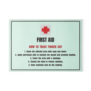 First Aid Funny Kitchen Decor Cutting Board