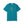 A teal short-sleeve crewneck t-shirt with a ballerina skeleton design on a white background