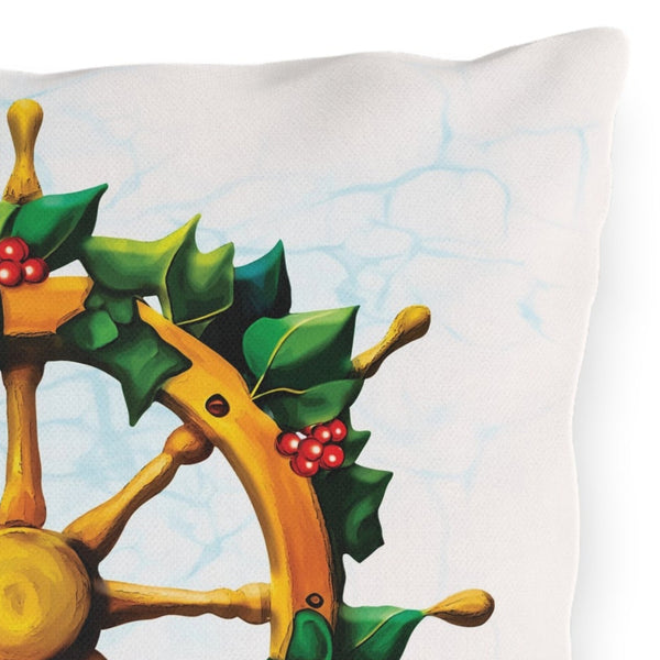 Coastal Christmas Pillow Outdoor Nautical Christmas Decor