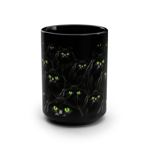 Bewitching Black Cats Mug 15oz