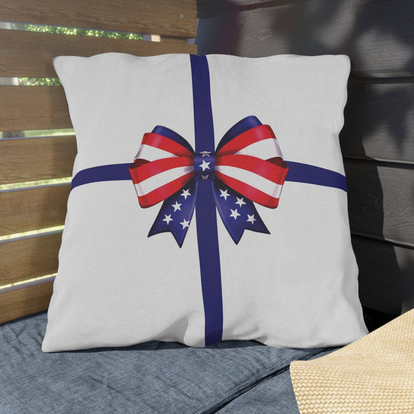 Patriotic Indoor Outdoor July 4th Throw Pillow