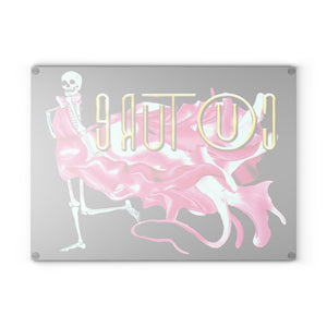 Skeleton Couture Halloween Cutting Board