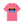 Pink t-shirt with 'Gone Fishing' graphic on a white background