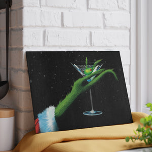 The Martini Grinch Christmas home decor item