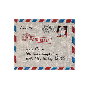 Santa Mail Cute Christmas Throw Blanket