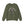 Olive green sweatshirt with a graphic of a cat tangled in Christmas lights and text the says 'I Regret Nothing'.