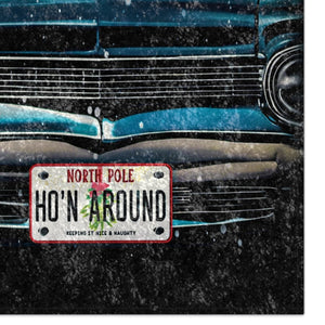Car Ho'in Around Funny Holiday Throw Blanket