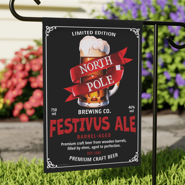 Festivus Ale Christmas Beer Flag Banner