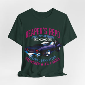 Grim Reaper's Repo Funny Halloween T-Shirt