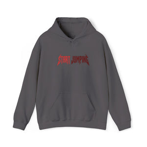 Embroidered Start Jumping VT Football Hoodie