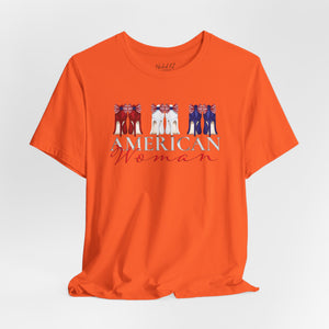 American Woman Patriotic Style Fashion T-Shirt