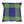 Reversible Purple and Green Indoor Outdoor Throw Pillow