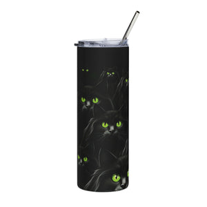 Cat Lovers Spooky Tumbler 20oz