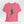 A pink short-sleeve crewneck t-shirt featuring a green alien dancing, with the text 'HELLO MY BABY' arched above it, displayed on a light gray background.