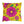 Vibrant Yellow & Pink Floral Indoor Outdoor Accent Pillow