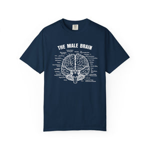 Male Brain Funny Men's T-Shirt Comfort Colors®