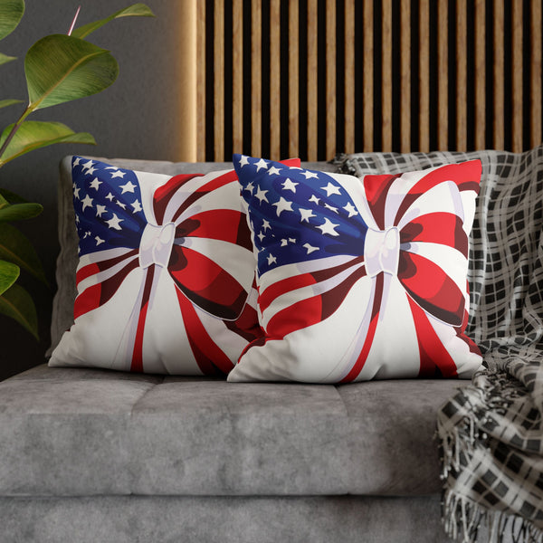 American Flow Chic Patriotic Soft Accent Pillow Cover