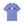 Purple t-shirt with red, white, and blue paw prints on a white background