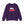 Purple sweatshirt with red and white embroidered text 'Omg, Santa!'