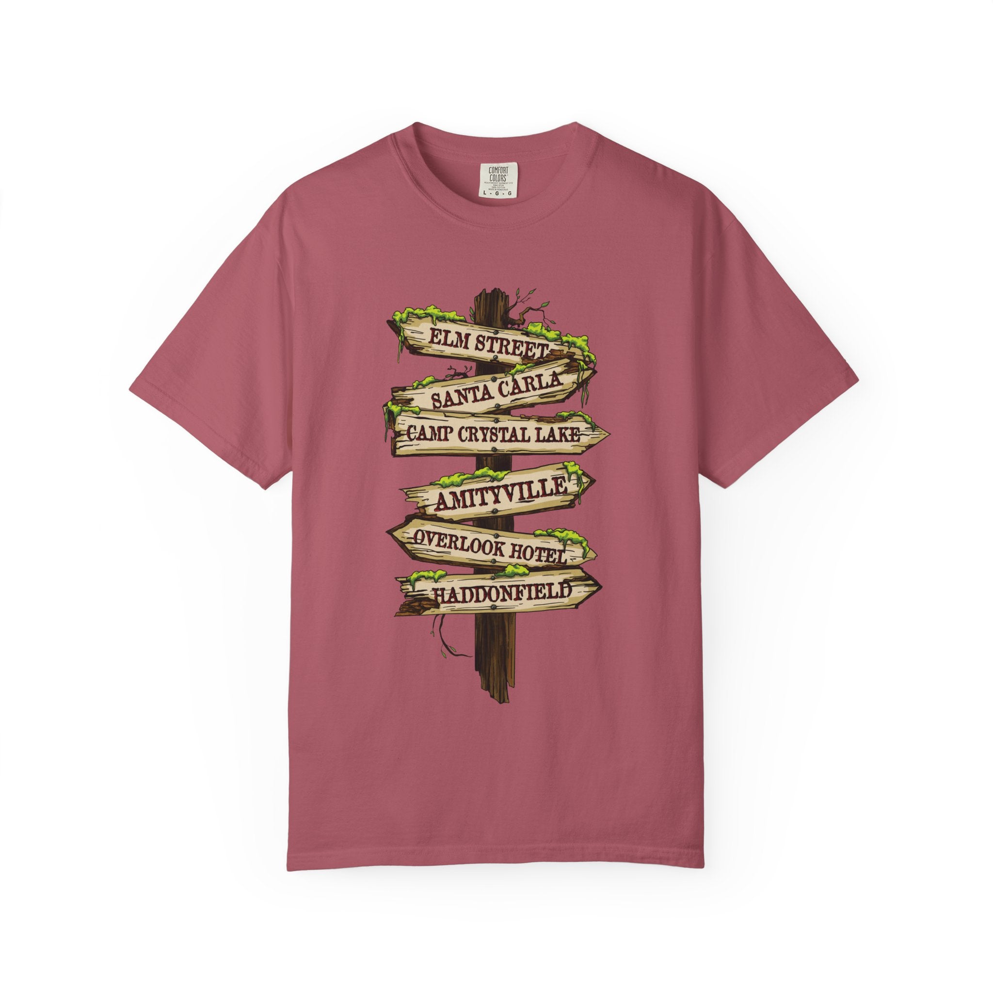 Horror Road Sign Halloween T-Shirt Comfort Colors®