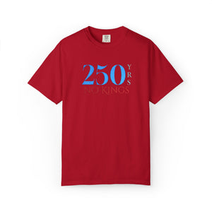 Embroidered No Kings 250 Years July 4th Comfort Colors® T-Shirt