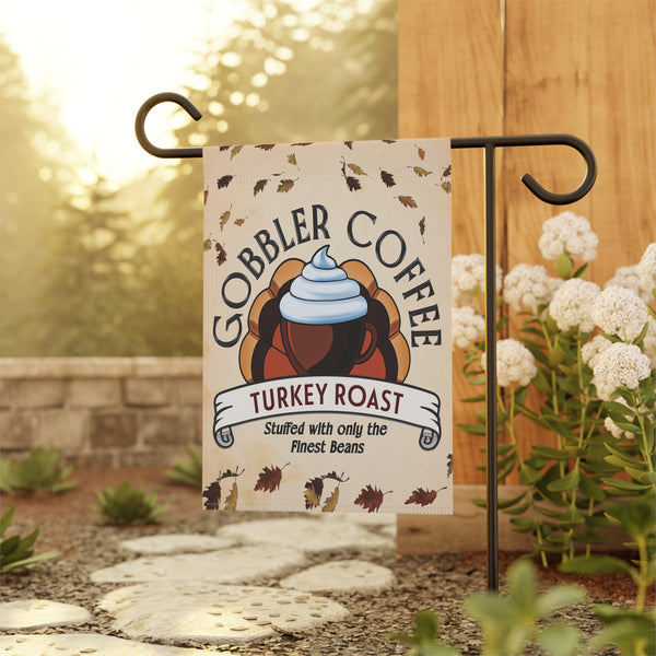 Turkey Roast Coffee Funny Thanksgiving Yard Flag