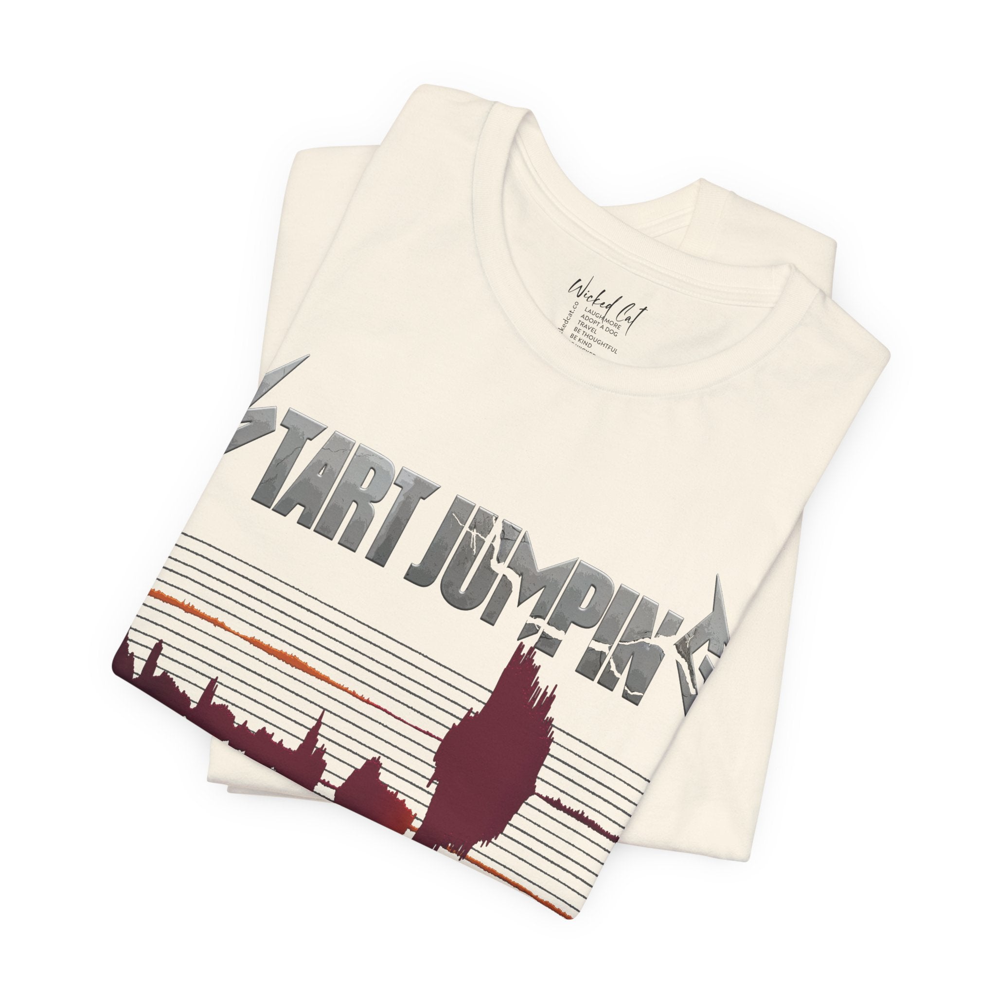 Virginia Tech Metallica Seismograph Chart T-Shirt