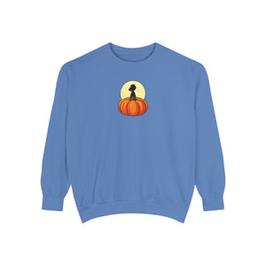 Watermelon sweatshirt with 'Great Pumpkin Halloween Fall' design on a plain background